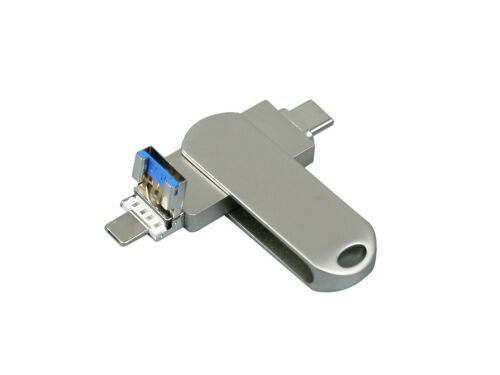 USB 3.0-флешка на 32 Гб для айфона 3 в 1 2