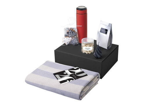 Подарочный набор «Re:Warm» с пледом, термосом и свечой 2