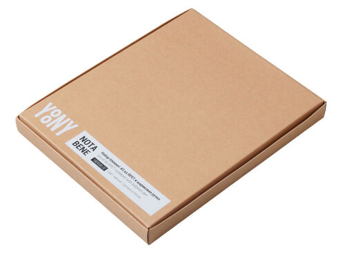 Блокнот А5 «NotaBene» с металлической шариковой ручкой и подстав 7