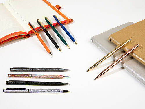 Ручка металлическая шариковая «Palermo», софт-тач 4