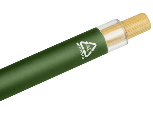 Ручка шариковая из переработанного алюминия «Blossom» 4