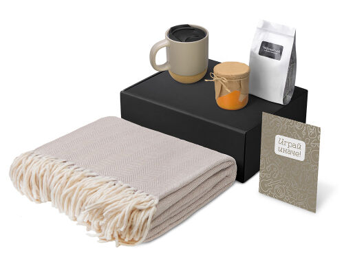 Подарочный набор «Re:y. Nest» с пледом, кружкой и вареньем 2