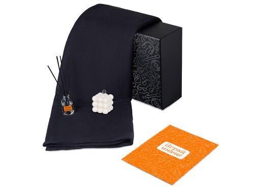 Подарочный набор «Re:y. Cocoon с пледом, свечой и диффузором 1