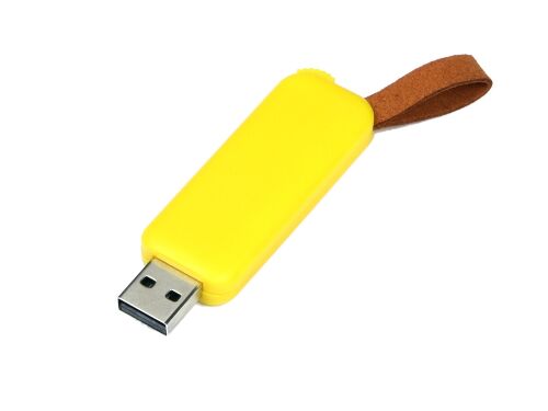 USB 2.0- флешка промо на 8 Гб прямоугольной формы, выдвижной мех 1