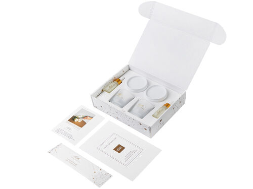 Набор для создания 2-х ароматических свечей: амбра и табак/марак 3 Набор для создания 2-х ароматических свечей: амбра и табак/марак 3