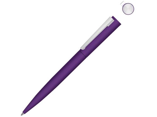 Ручка шариковая металлическая «Brush Gum», soft-touch 1 Ручка шариковая металлическая «Brush Gum», soft-touch 1