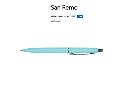 Ручка металлическая шариковая «San Remo», софт-тач 2 Ручка металлическая шариковая «San Remo», софт-тач 2