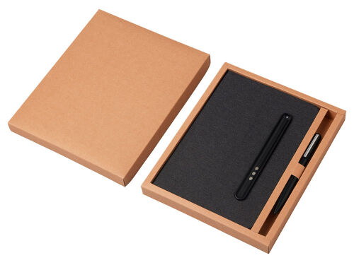 Блокнот А5 «NotaBene» с металлической шариковой ручкой и подстав 5