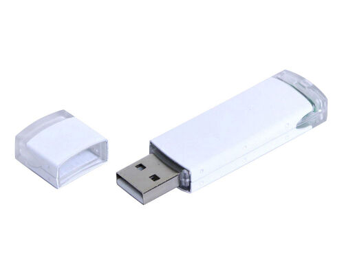 USB 2.0- флешка промо на 4 Гб прямоугольной классической формы 1