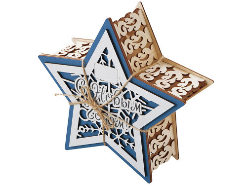 Шкатулка из фанеры в виде звезды «Asteris» 3