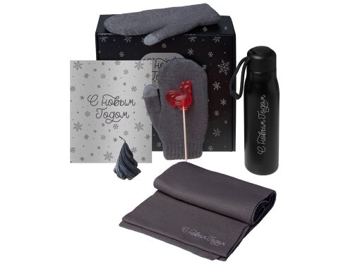 Подарочный набор «Re:Air» с варежками, шарфом и термосом 1