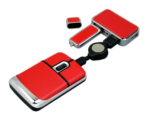 Подарочный набор USB-SET: USB мышь, USB хаб, USB 2.0- флешка на 2 Подарочный набор USB-SET: USB мышь, USB хаб, USB 2.0- флешка на 2