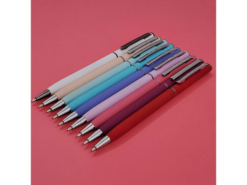 Ручка металлическая шариковая «Palermo», софт-тач 3