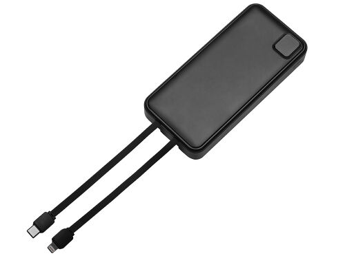 Внешний аккумулятор со встроенными кабелями «Фрэйм Про», быстрая 3