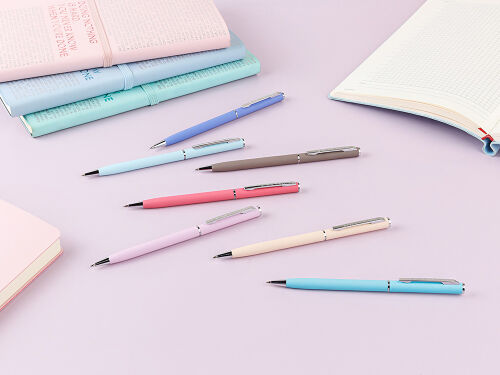 Ручка металлическая шариковая «Palermo», софт-тач 5