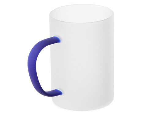 Стеклянная матовая кружка для сублимации «Акцент» 2