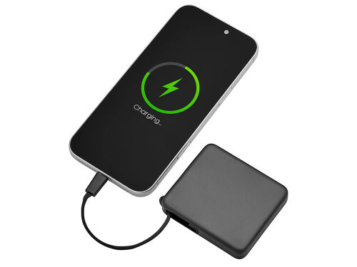 Внешний аккумулятор со встроенным кабелем USB-C «Дэнси», 5000 мА 3