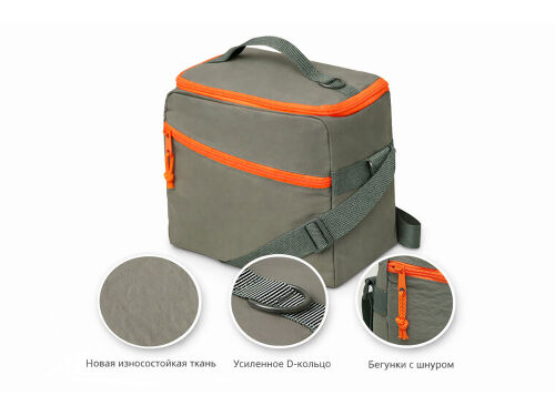 Изотермическая сумка-холодильник «Neo Classic» c контрастной мол 7