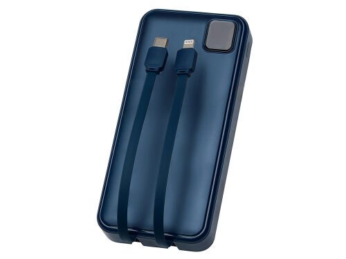 Внешний аккумулятор со встроенными кабелями «Фрэйм Про», быстрая 4