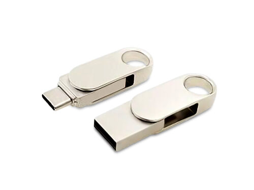 USB 2.0- флешка «Uranium» на 8 Гб с поворотным механизмом и допо 1