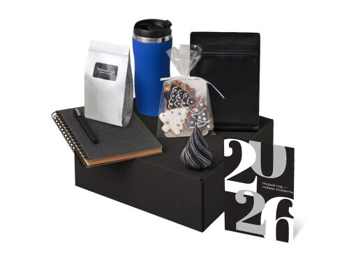 Подарочный набор «Re:Charge» с термокружкой, кофе и блокнотом 1