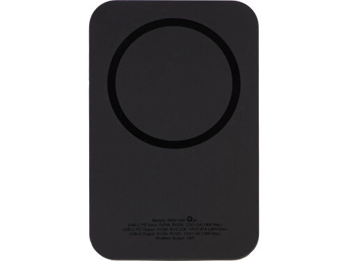 Магнитный беспроводной внешний аккумулятор с быстрой зарядкой QC 3