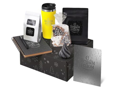 Подарочный набор «Re:Charge» с термокружкой, кофе и блокнотом 1