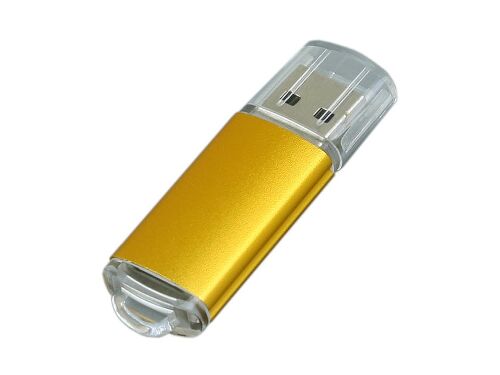 USB 2.0- флешка на 16 Гб с прозрачным колпачком 1