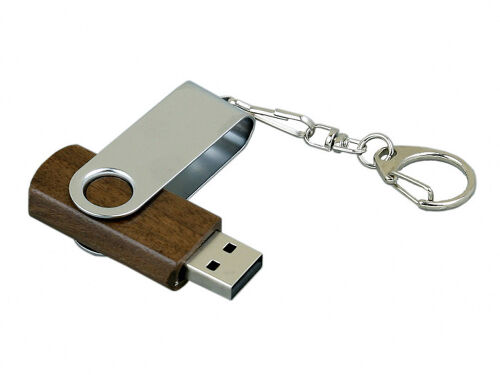 USB 2.0- флешка промо на 64 Гб с поворотным механизмом 3