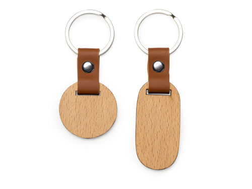 Брелок MARBEL из натурального дерева 3 Брелок MARBEL из натурального дерева 3