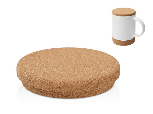 Кружка с пробковым дном и крышкой «Корк & Бон» 6