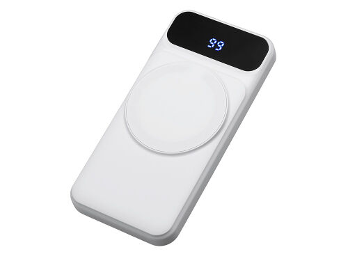 Магнитный беспроводной внешний аккумулятор со встроенными кабеля 1