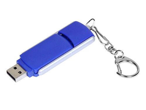 USB 2.0- флешка промо на 16 Гб с прямоугольной формы с выдвижным 2