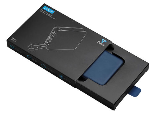 Внешний аккумулятор со встроенным кабелем USB-C «Дэнси», 5000 мА 5