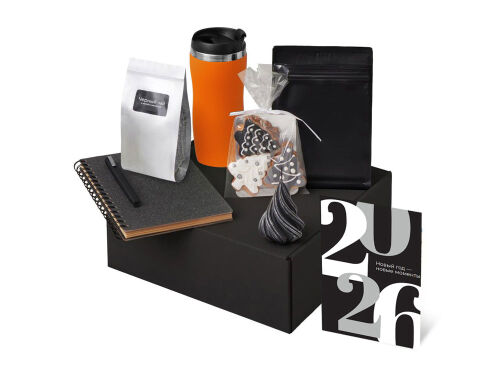 Подарочный набор «Re:Charge» с термокружкой, кофе и блокнотом 1