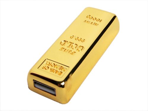 USB 3.0- флешка на 128 Гб в виде слитка золота 2