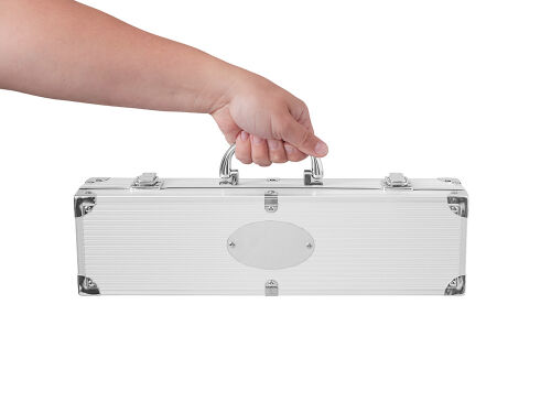 Набор для барбекю в кейсе: лопатка, щипцы, вилка «Salvy» 7