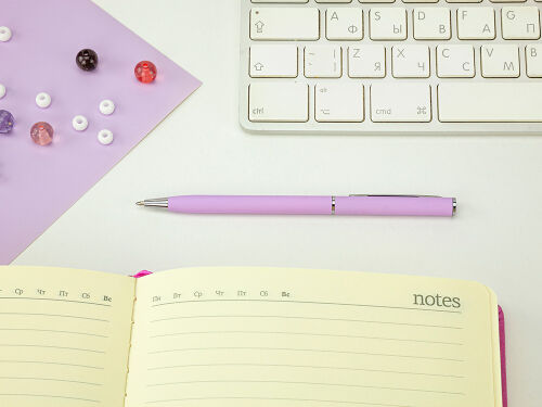 Ручка металлическая шариковая «Palermo», софт-тач 3