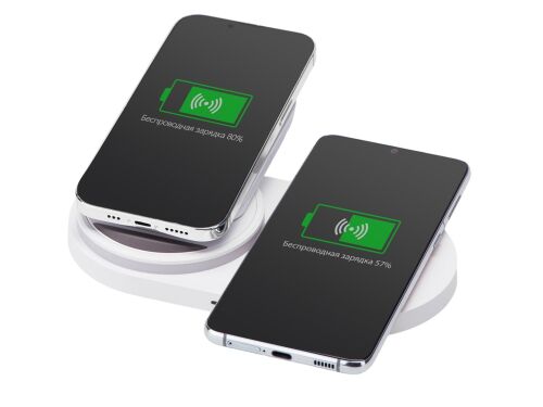 Складная зарядная станция с беспроводной зарядкой «Flashport», 1 2 Складная зарядная станция с беспроводной зарядкой «Flashport», 1 2
