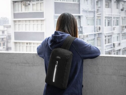 Сумка-слинг «Nomad» на одно плечо из водостойкого переработанног 3