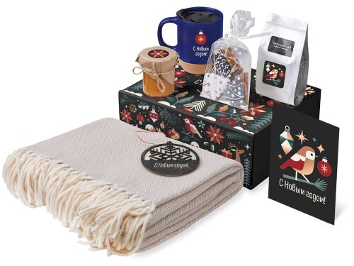 Подарочный набор «Re:Nest» с пледом, кружкой и вареньем 1
