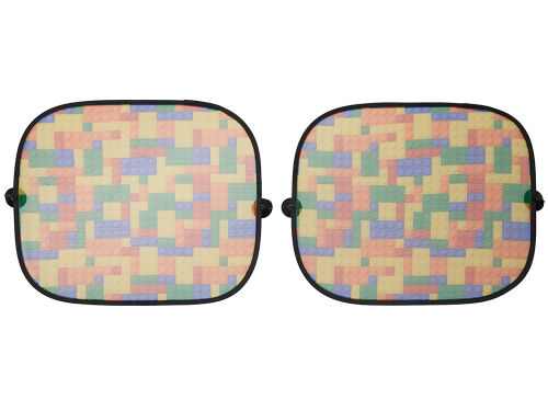 Комплект из 2-х автомобильных солнцезащитных экранов с возможнос 4