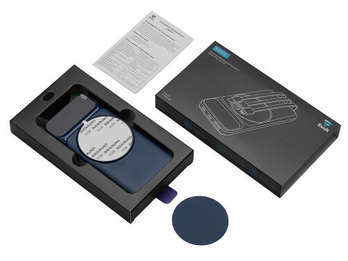 Магнитный беспроводной внешний аккумулятор со встроенными кабеля 7