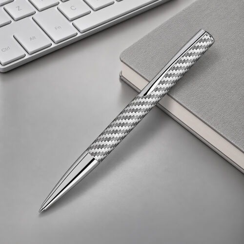 Ручка шариковая металлическая «Elegance» из карбонового волокна