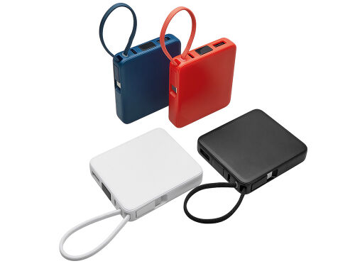 Внешний аккумулятор со встроенным кабелем USB-C «Дэнси», 5000 мА 7