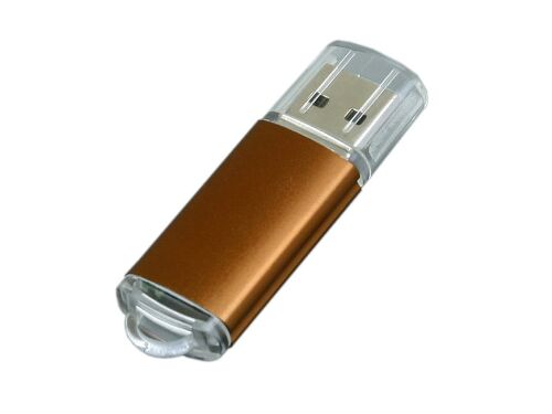 USB 2.0- флешка на 16 Гб с прозрачным колпачком 1