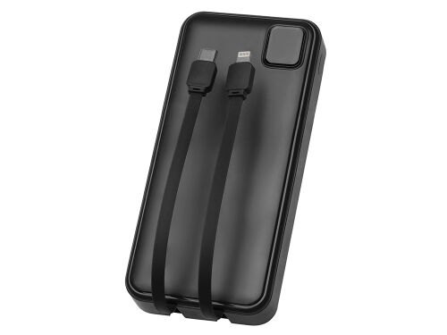 Внешний аккумулятор со встроенными кабелями «Фрэйм Про», быстрая 4