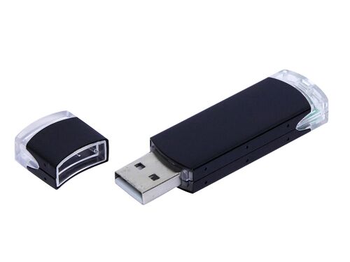 USB 2.0- флешка промо на 64 Гб прямоугольной классической формы 1