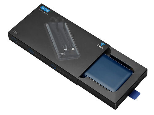 Внешний аккумулятор со встроенными кабелями «Фрэйм», 10000мач 5