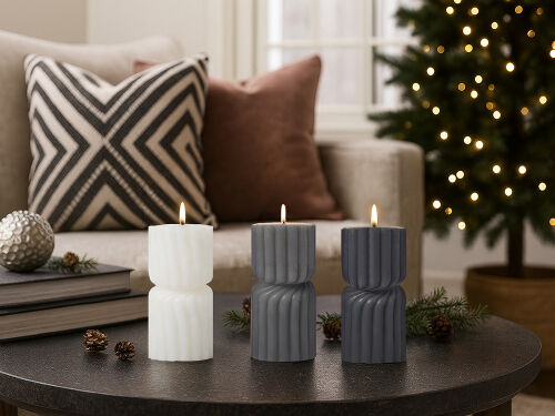 Набор свечей с гранями «Vela» 7